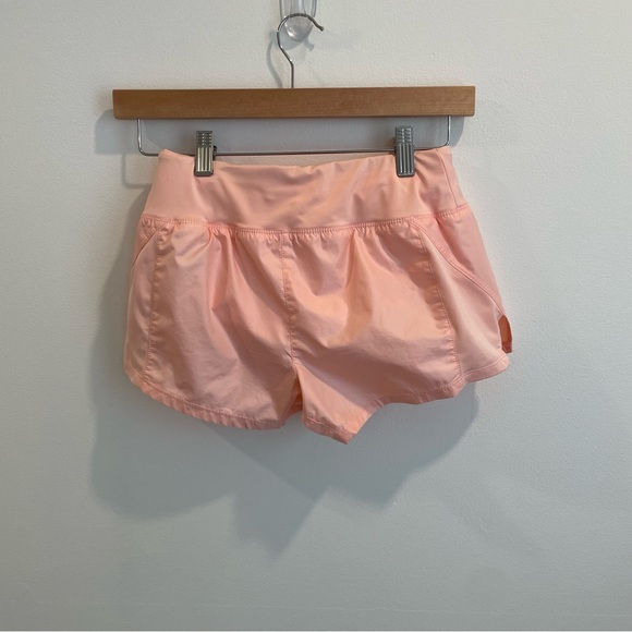 Nike Dri Fit Pink Lined Active Workout Running Shorts - Picture 3 of 3